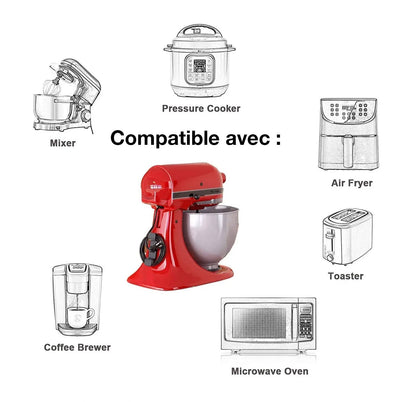Enrouleur Adhésif de Câble Électrique pour Cuisine Organisée
