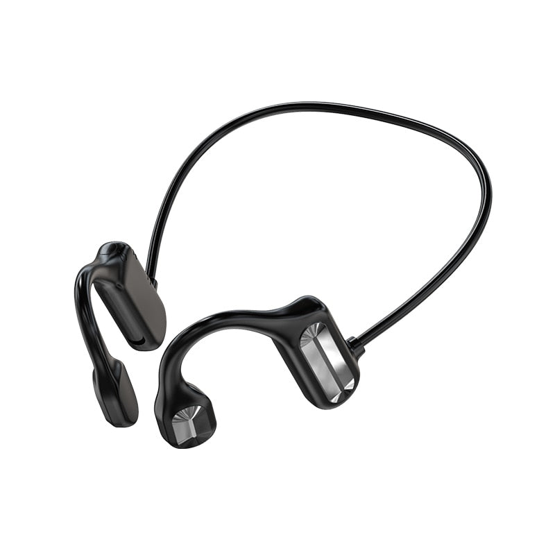 Écouteurs de sport étanches Bluetooth 5.0 avec conduite osseuse