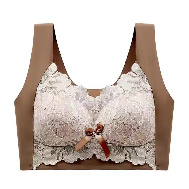 Brassière en dentelle chic à larges bretelles pour un confort élégant