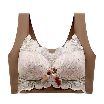 Brassière en dentelle chic à larges bretelles pour un confort élégant