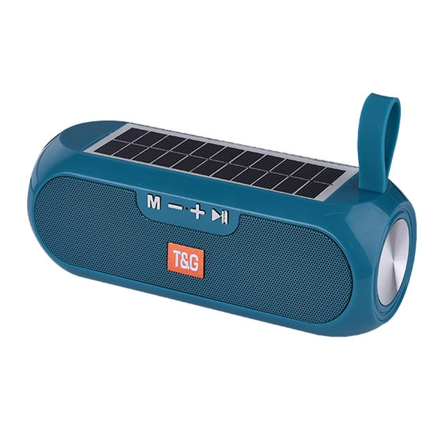 Enceinte Bluetooth Solaire 360° - Son Enveloppant pour Vos Aventures!