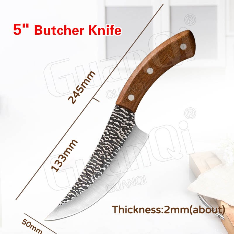 Ensemble de Cuisine 6 Pièces : Couteaux, Éplucheur et Ciseaux en Acier Inoxydable