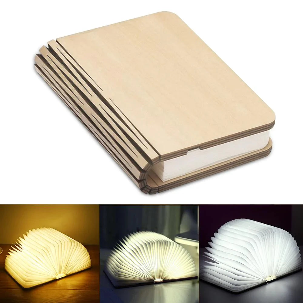 Lampe LED Pliante Booklight: Éclairez Votre Espace avec Style
