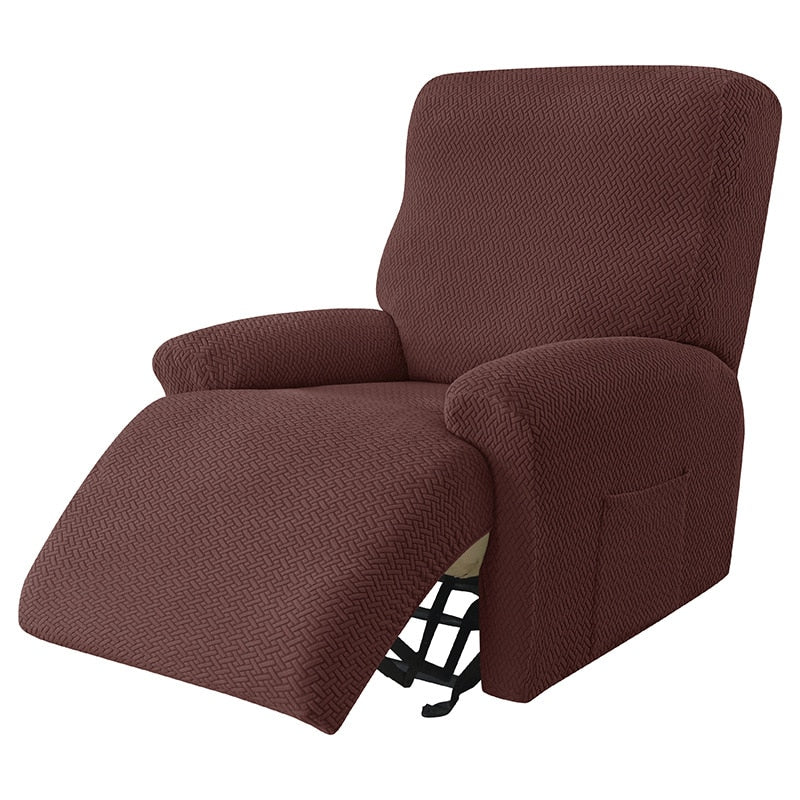Housse de Fauteuil Élégante avec Poches Pratiques