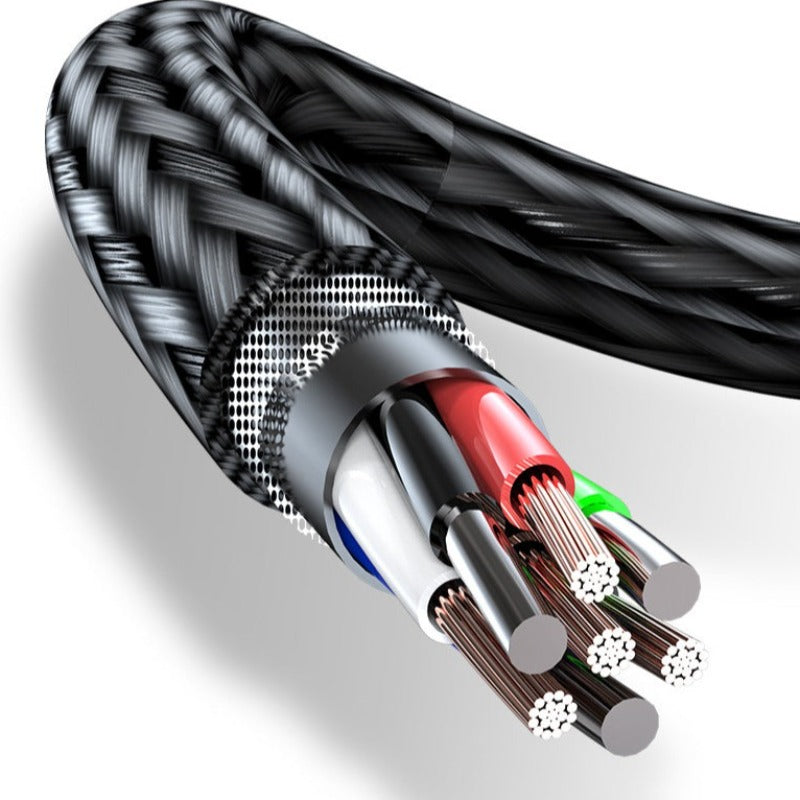 Câble USB 3-en-1 Charge Rapide 120W - Lot de 2