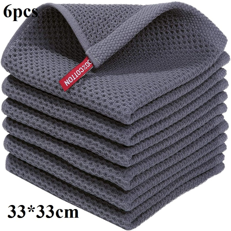 Lot de 6 Torchons Absorption MAX+ - Performance et Style pour Votre Cuisine