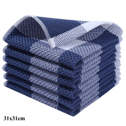 Lot de 6 torchons en coton absorbants pour une cuisine écolo