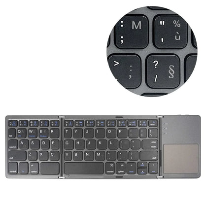 Clavier Pliable 2en1 avec Pavé Tactile - Idéal pour le Voyage !