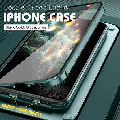 Coque Trempée Magnétique Transparente pour iPhone - Protection Élégante et Sécurisée