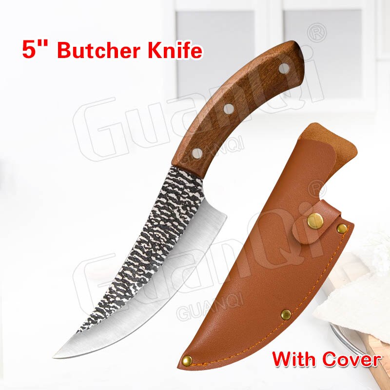 Ensemble de Cuisine 6 Pièces : Couteaux, Éplucheur et Ciseaux en Acier Inoxydable