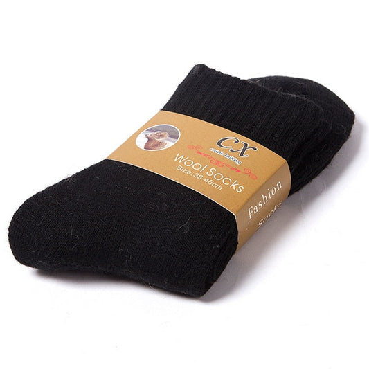 Chaussettes en laine mérinos mixte - Confort hivernal exceptionnel (2 paires)