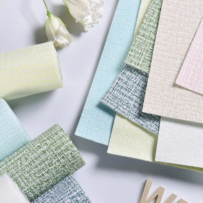 Papier peint auto-adhésif lin chic et moderne