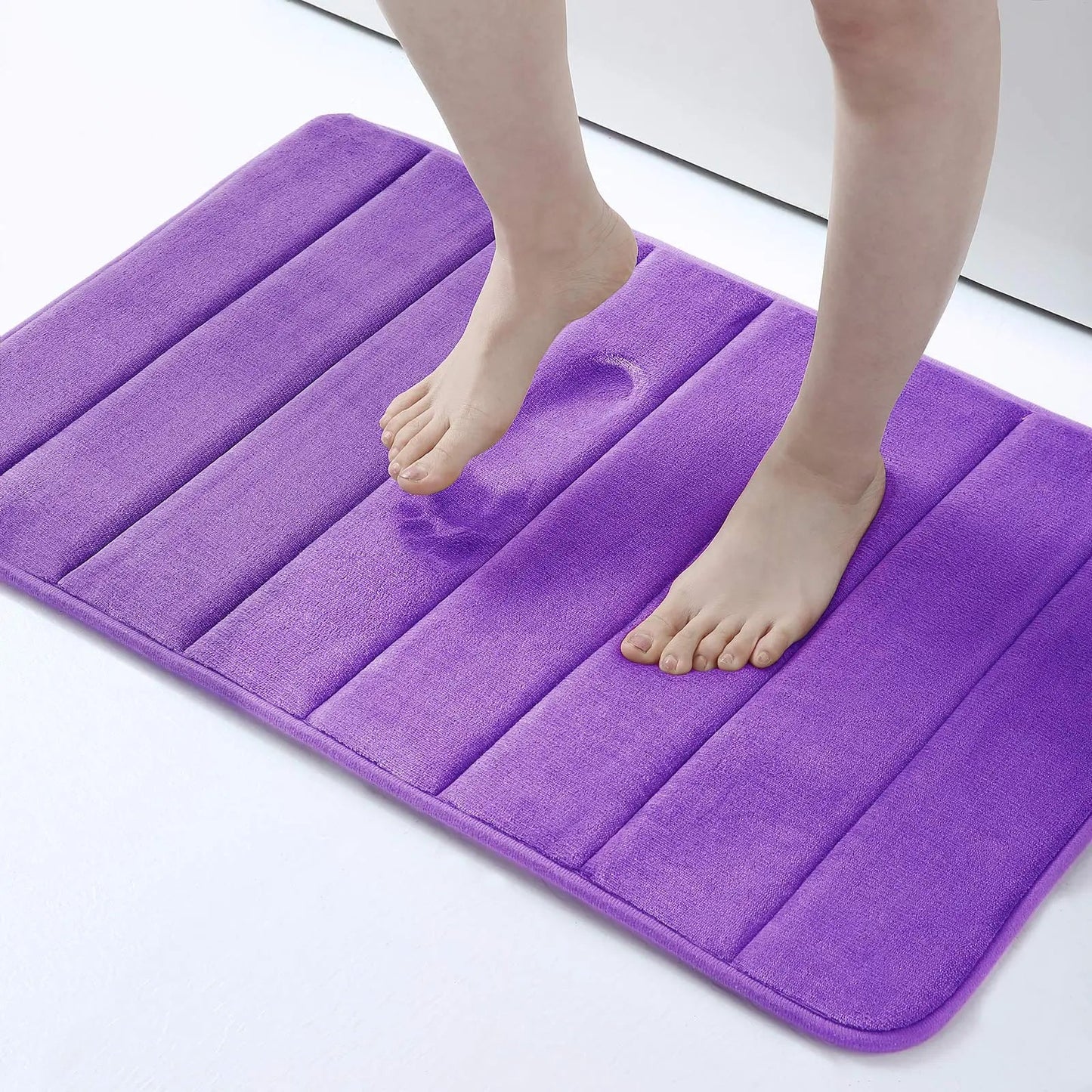 Tapis de bain en mousse à mémoire de forme absorbant et à séchage rapide