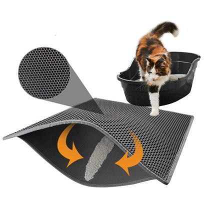 Tapis de litière imperméable pour chat - Confort et propreté assurés