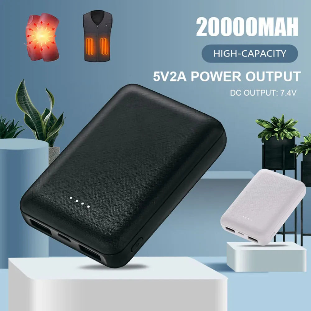 Batterie externe 20000mAh avec recharge rapide et sécurité intégrée