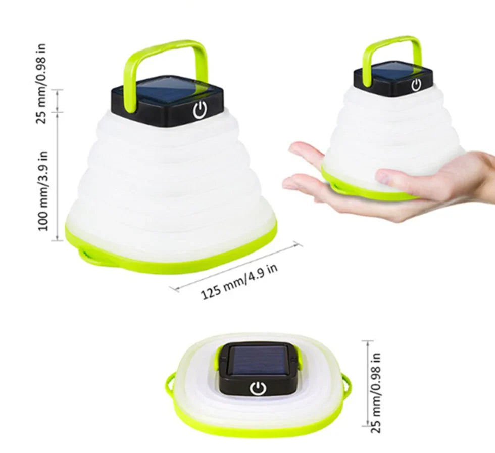 Lampe LED Solaire ULTRA SLIM - Éclairage Flexible à 3 Modes