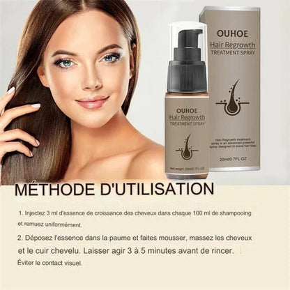 Spray Sérum Croissance Cheveux - Vitalité et Éclat pour Tous