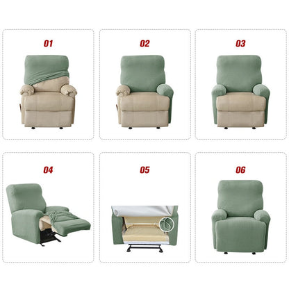 Housse de Fauteuil Élégante avec Poches Pratiques