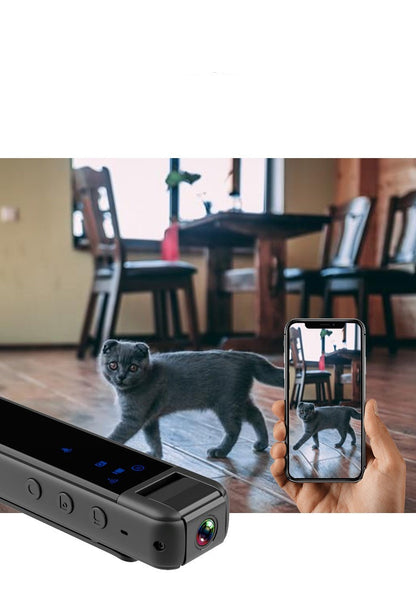 Caméra de poche NightGuard 1080P avec carte SD 16 Go et vision nocturne