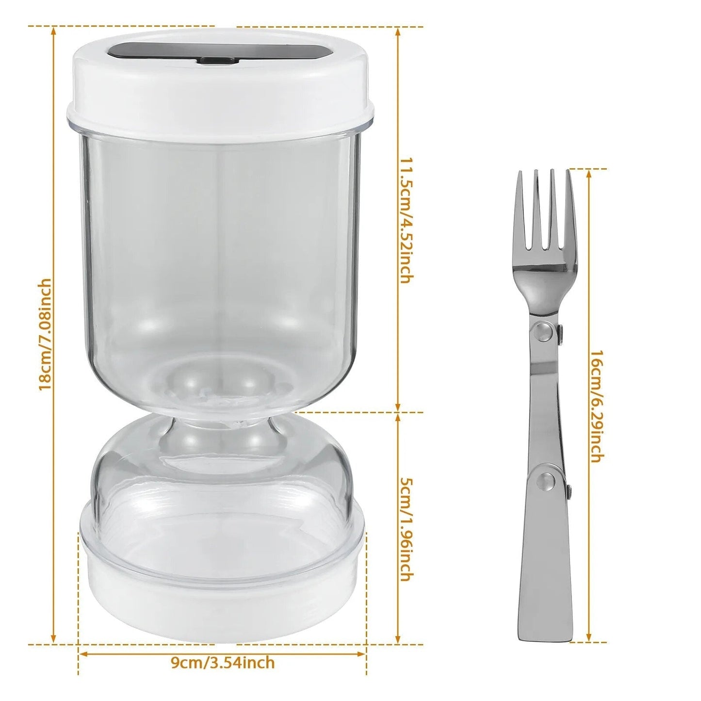 Bocal Sablier Réutilisable pour Olives et Cornichons