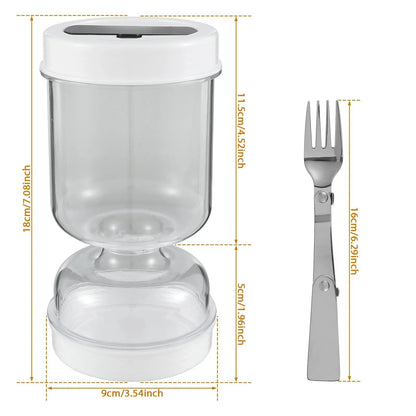 Bocal Sablier Réutilisable pour Olives et Cornichons