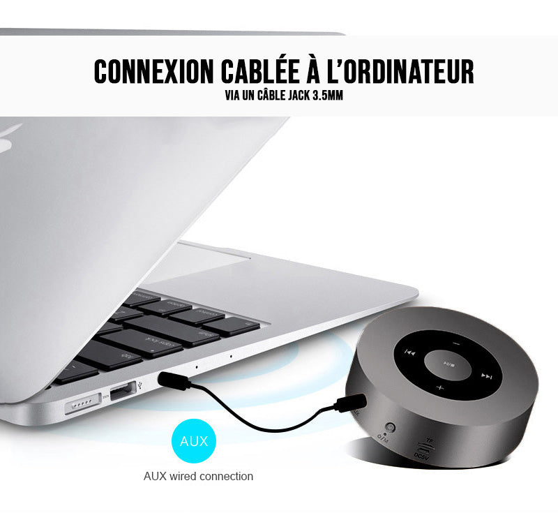 Haut-parleur Bluetooth Éclairé avec Micro Intégré et Son Exceptionnel