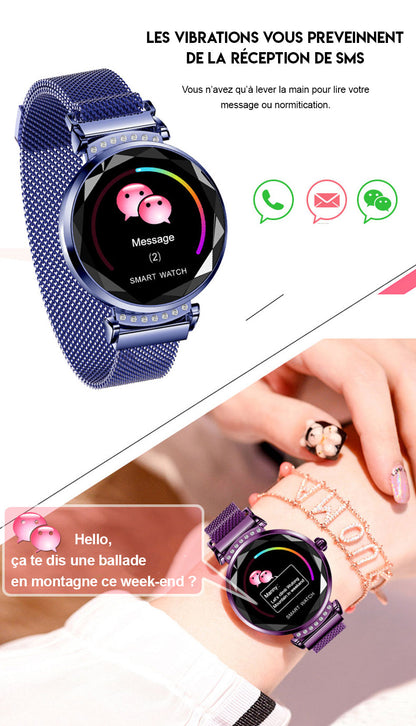 Montre Bluetooth Tactile Élégante avec Suivi de Santé et Modes Sportifs