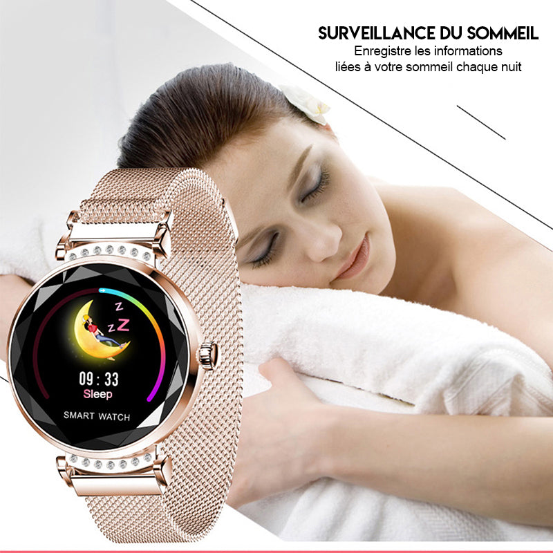 Montre Bluetooth Tactile Élégante avec Suivi de Santé et Modes Sportifs