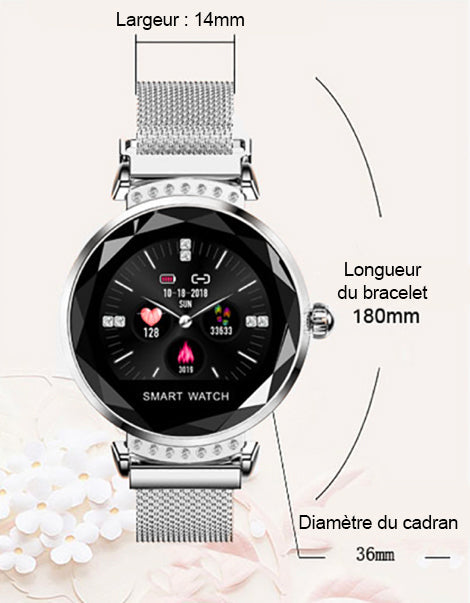 Montre Bluetooth Tactile Élégante avec Suivi de Santé et Modes Sportifs