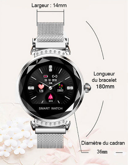 Montre Bluetooth Tactile Élégante avec Suivi de Santé et Modes Sportifs