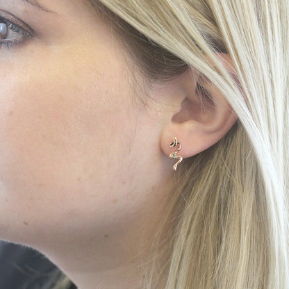 Chaussette secrète de Noël avec 3 paires de boucles d'oreilles en cristaux autrichiens