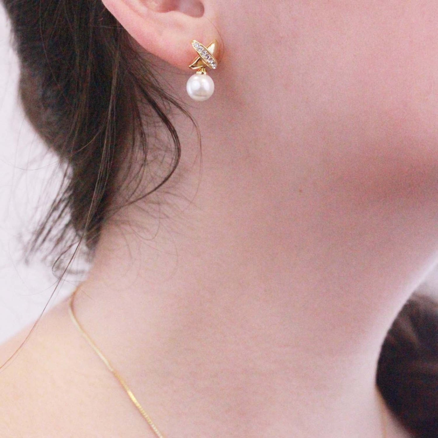 Chaussette Secrète de Noël avec 3 Paires de Boucles d'Oreilles en Cristaux Autrichiens