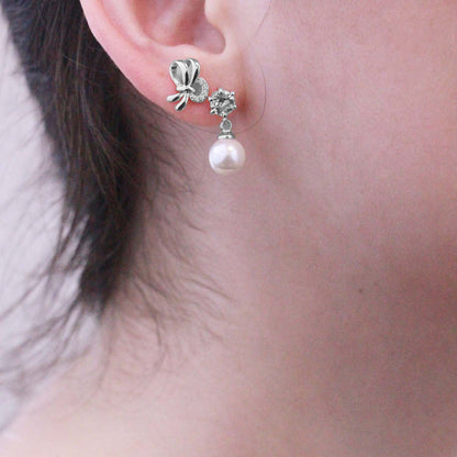 Chaussette Secrète de Noël avec 3 Paires de Boucles d'Oreilles en Cristaux Autrichiens