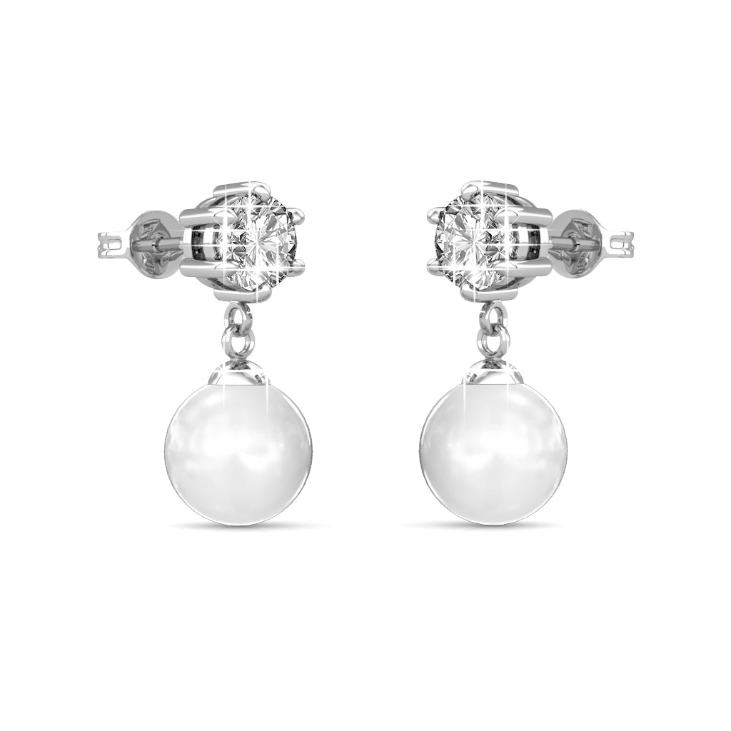 Chaussette Secrète de Noël avec 3 Paires de Boucles d'Oreilles en Cristaux Autrichiens