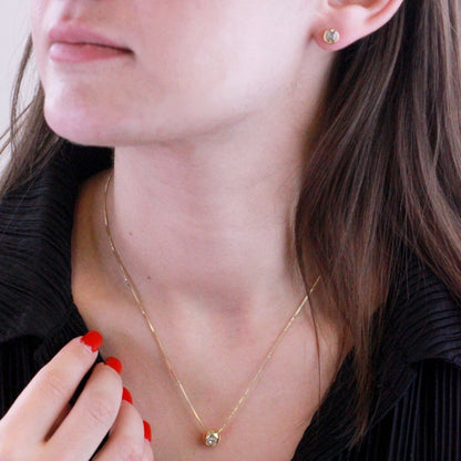 Chaussette secrète de Noël avec 2 parures en cristaux autrichiens