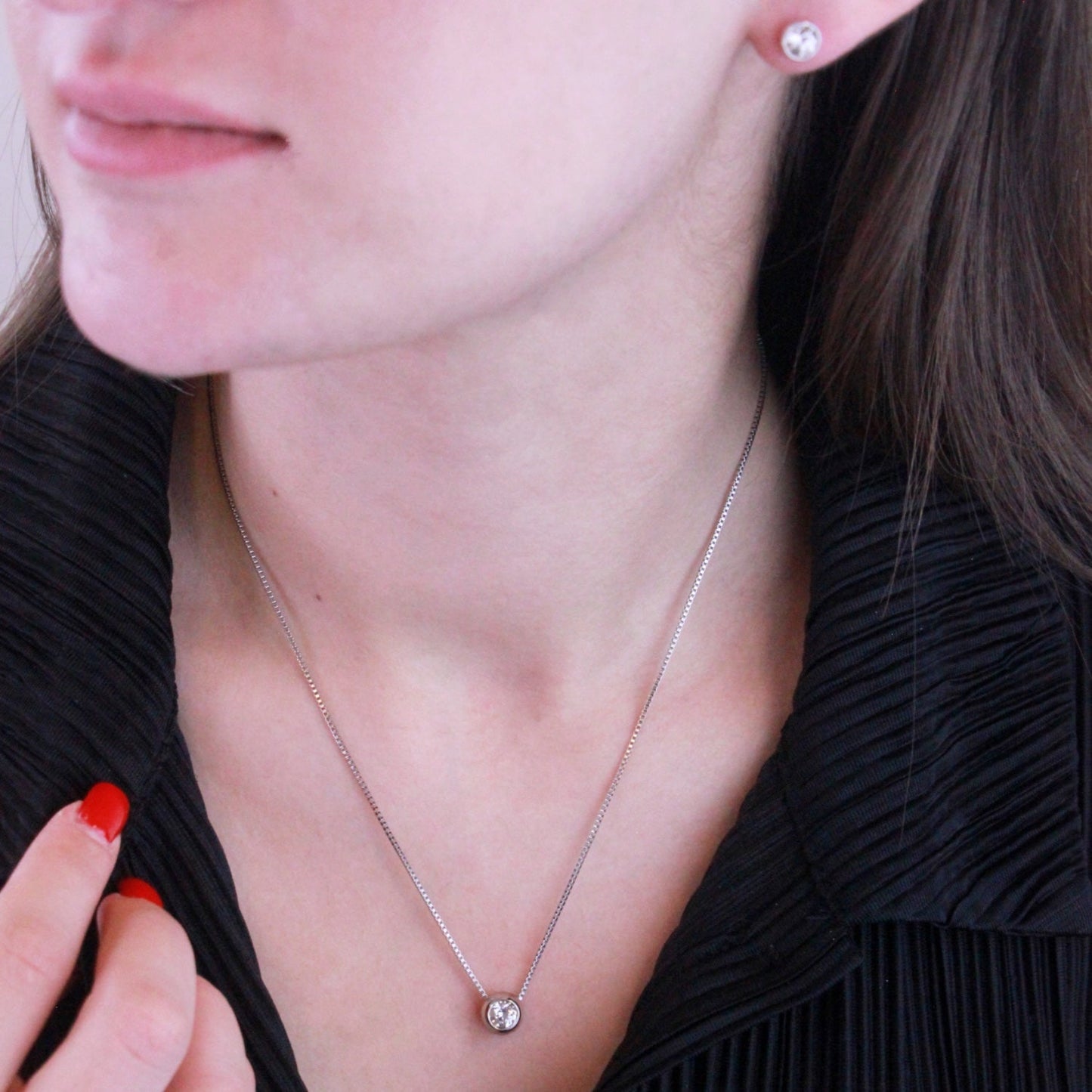 Chaussette secrète de Noël avec 2 parures en cristaux autrichiens