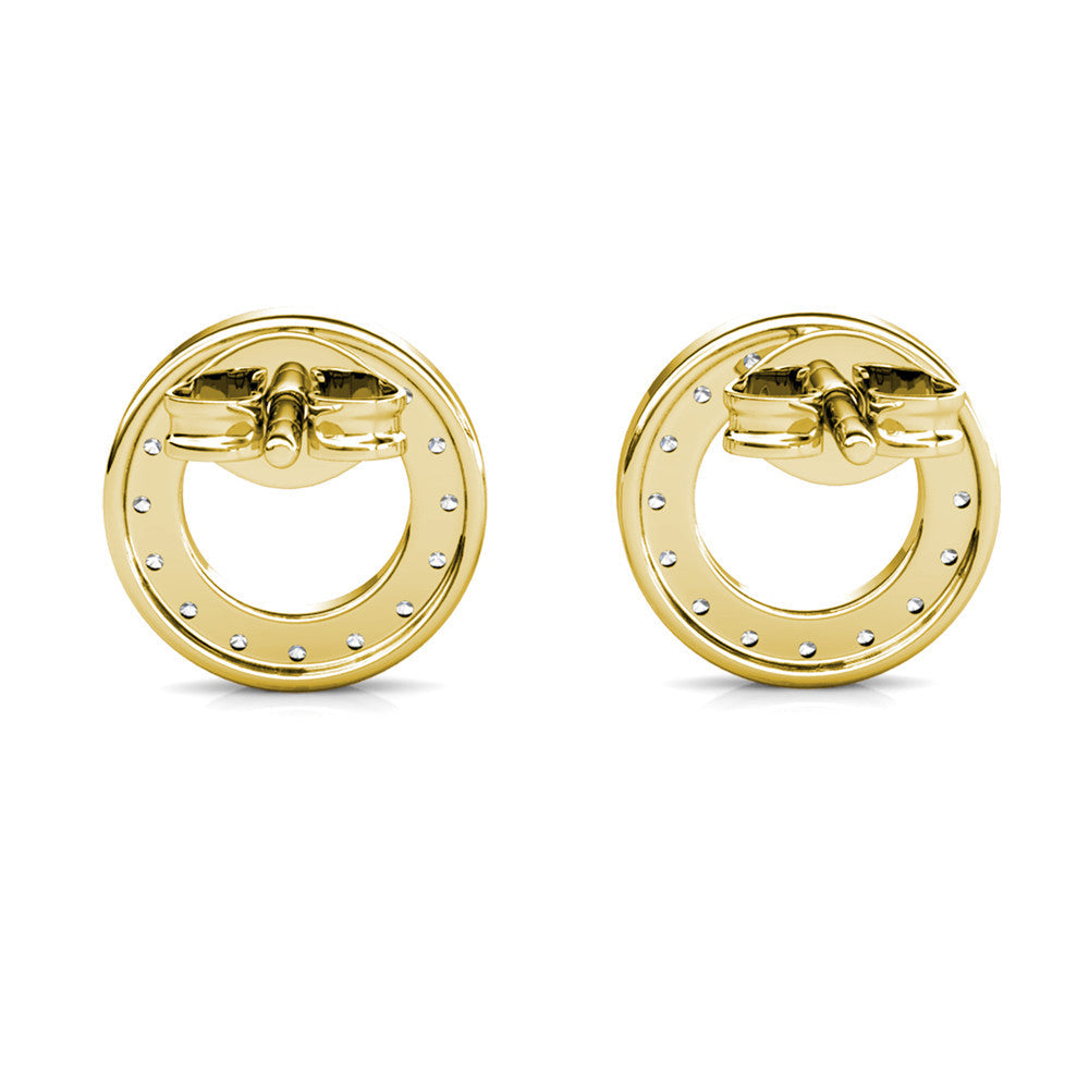 Chaussette secrète de Noël avec 3 paires de boucles d'oreilles en cristaux autrichiens