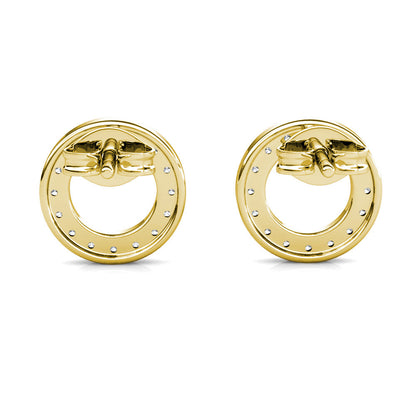 Chaussette secrète de Noël avec 3 paires de boucles d'oreilles en cristaux autrichiens