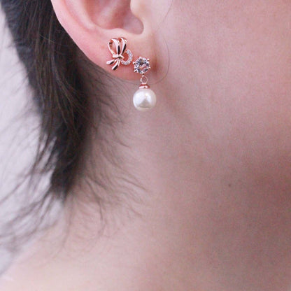 Chaussette secrète de Noël avec 3 paires de boucles d'oreilles en cristaux autrichiens