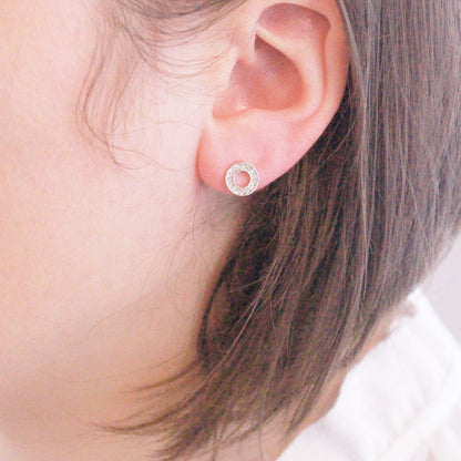 Chaussette secrète de Noël avec 3 paires de boucles d'oreilles en cristaux autrichiens