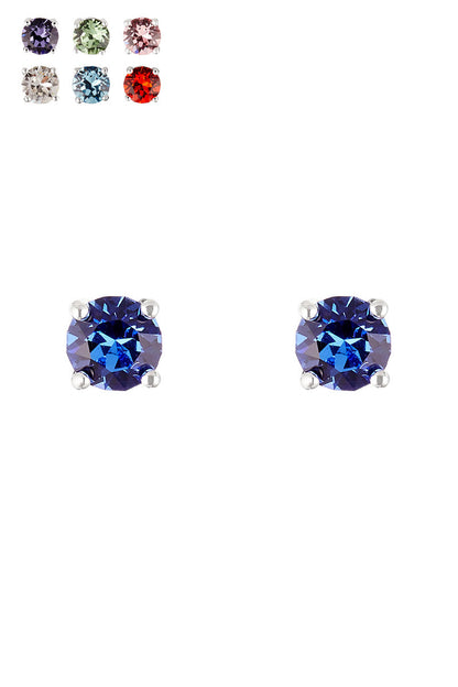 Coffret Élégant de 7 Boucles d'Oreilles avec Cristaux Autrichiens