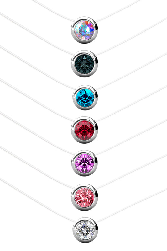 Collier Éclat en Cristaux Swarovski à 7 Pendentifs