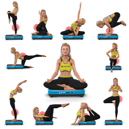 Plateforme de Fitness Vibrante Compacte et Silencieuse pour un Entraînement Efficace à Domicile