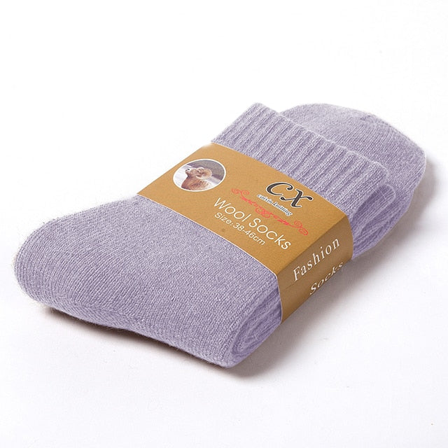 Chaussettes en laine mérinos mixte - Confort hivernal exceptionnel (2 paires)