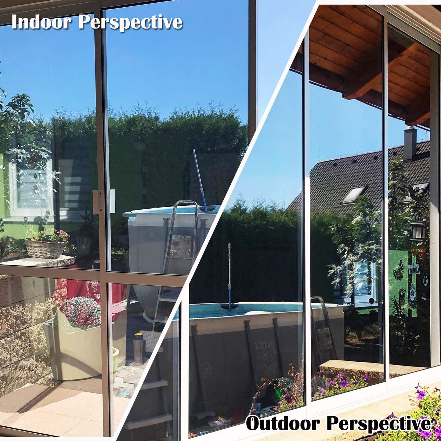 Film Miroir Teinté pour Fenêtres - Intimité et Élegance à Domicile