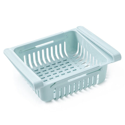 Paniers de Rangement Extensibles pour Réfrigérateur - Lot de 2