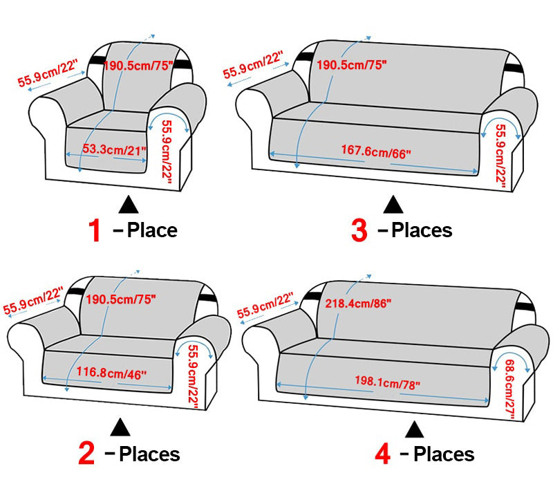 Housse de Canapé Plaid Imperméable - Élégance & Protection Assurée