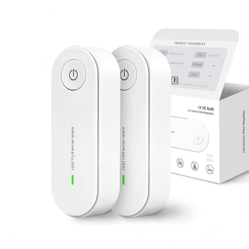 UltraBuzz - Duo de Répulsifs Ultrasoniques Anti-Moustiques