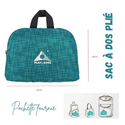 Sac à Dos Pliable Waterproof - Prêt pour l'Aventure !