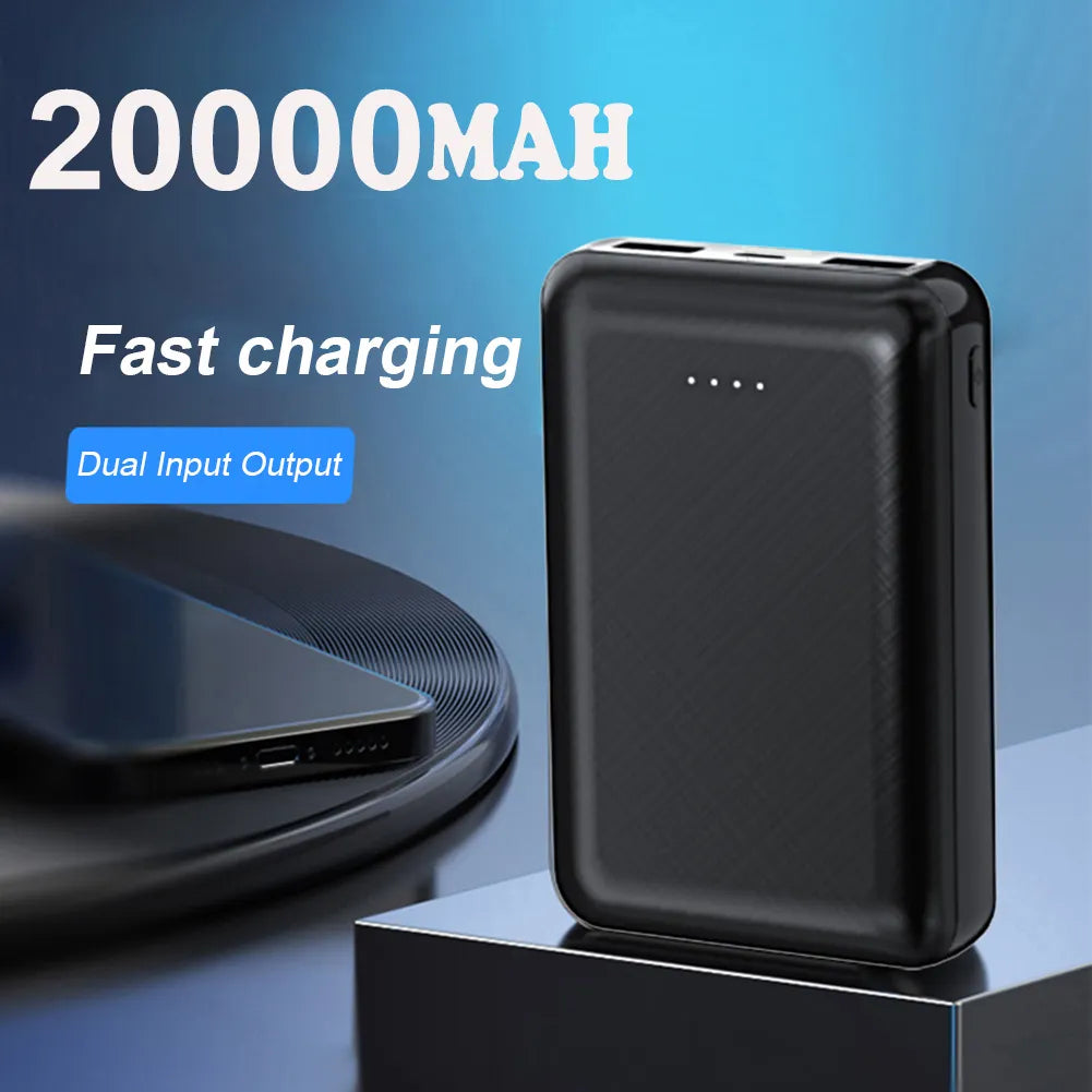 Batterie externe 20000mAh avec recharge rapide et sécurité intégrée
